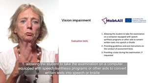 Mob4All - Module 2 - Vision impairment. Part 2