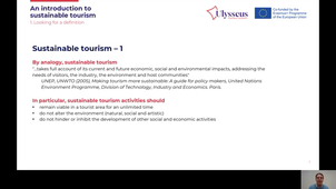 Sustainable tourism - Looking for a definition