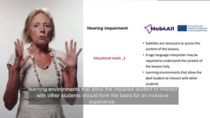 Mob4All - Module 2 - Hearing Impairment. Part 2