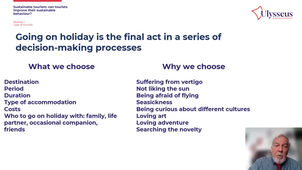 Sustainable tourism - module 1-2-1 - Type of tourists